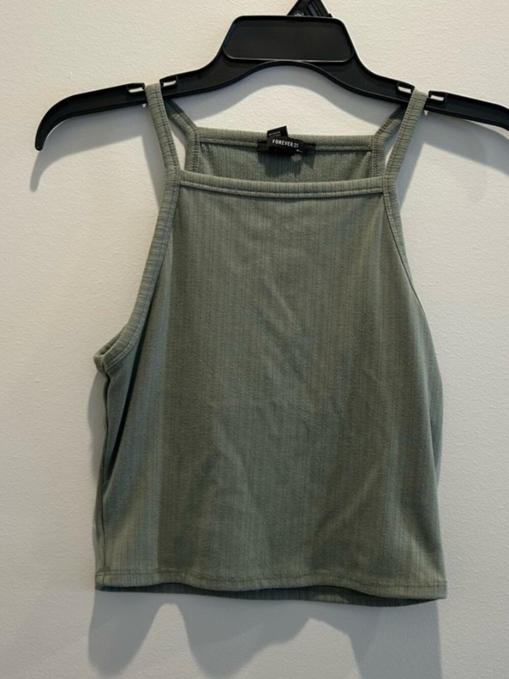 💜Cropped Top sage green - Sz Medium